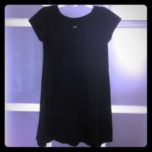 Girls Black Cutout Dress XS 4